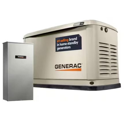 Generac 14,000 Watt Standby Generator, Smart Home Monitoring